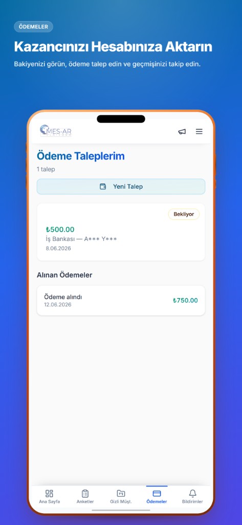 Kazancınızı hesabınıza aktarın