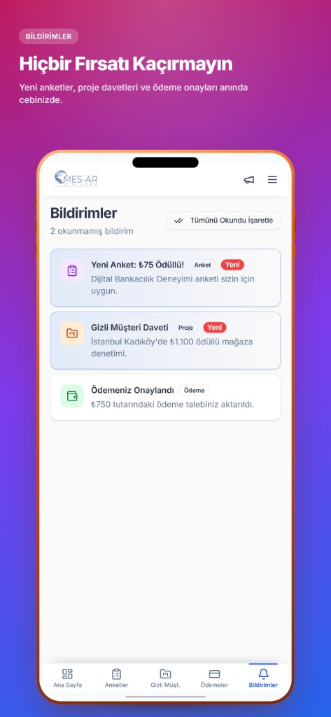 Anlık bildirimler