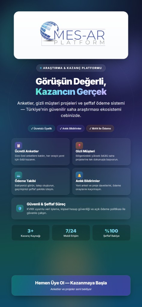 Mes-Ar Platform tanıtım